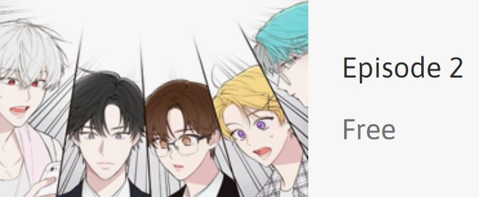 Invitation of Mystic Messenger 第二集 Episode 02（圖片來源：Tappytoon）